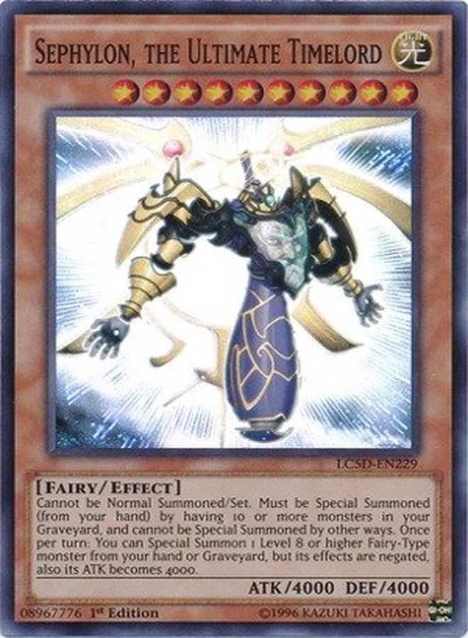 Yu-Gi-Oh! Sephylon, The Ultimate Time Lord LC5D-EN229 - 1st Edition Super Rare