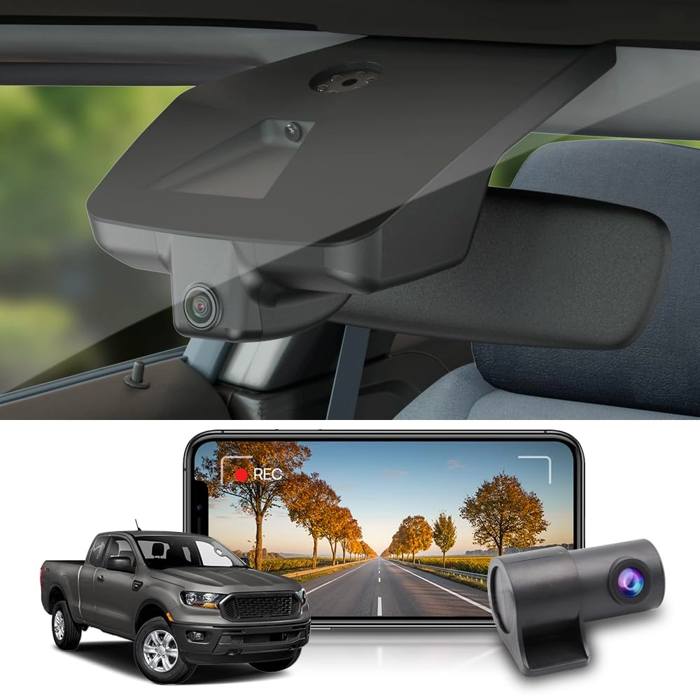 Dongguan Daozhi Electronic Technology Co.,Ltd Dash Cam - Front 2160P Rear 1080P for Ford Ranger 2019-2023