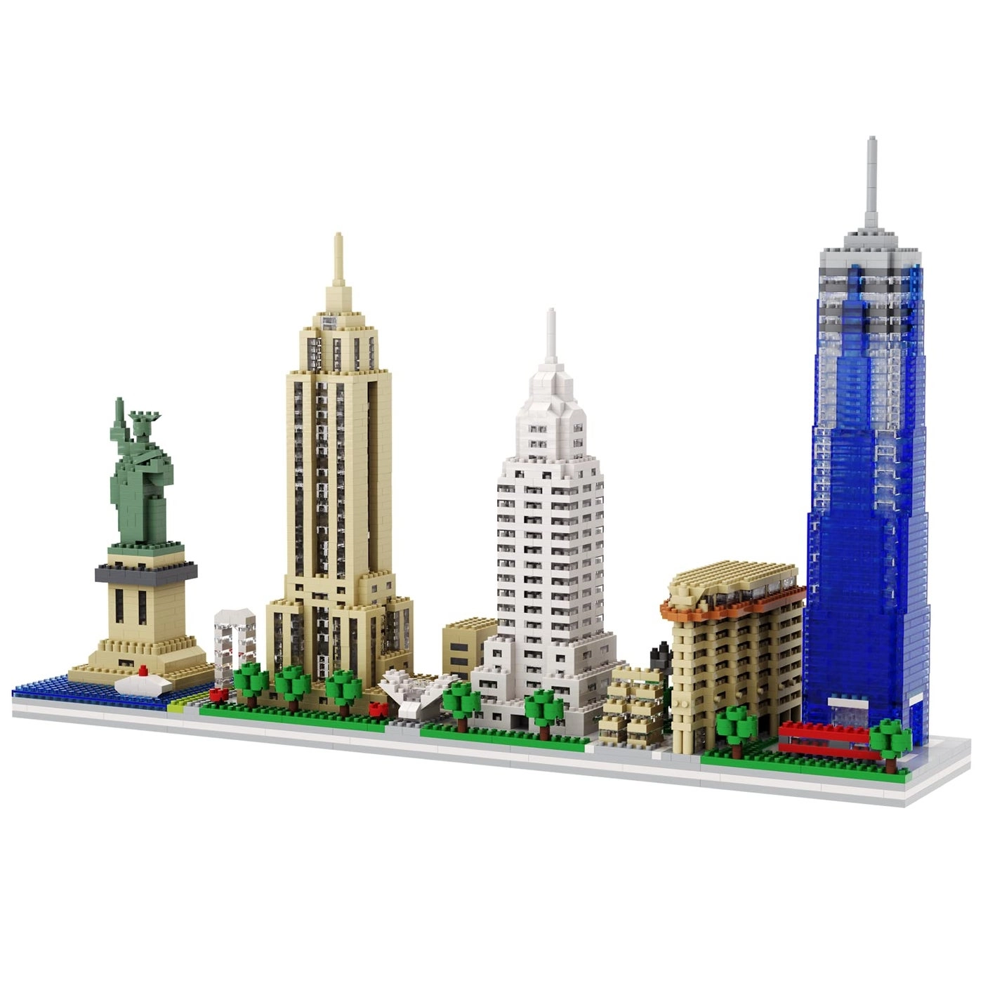 DOVOB New York Skyline Micro Mini Blocks - 3048 pcs
