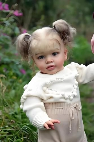 Pippa Reborn Baby Doll - 26 inch Cotton Vinyl Hand-rooted Curly Hair Ages 3+