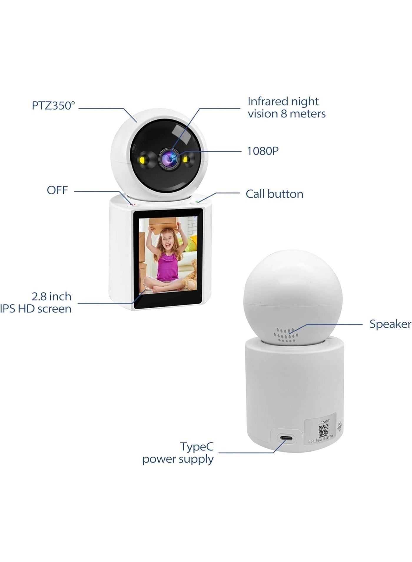Indoor Security Camera 1080P