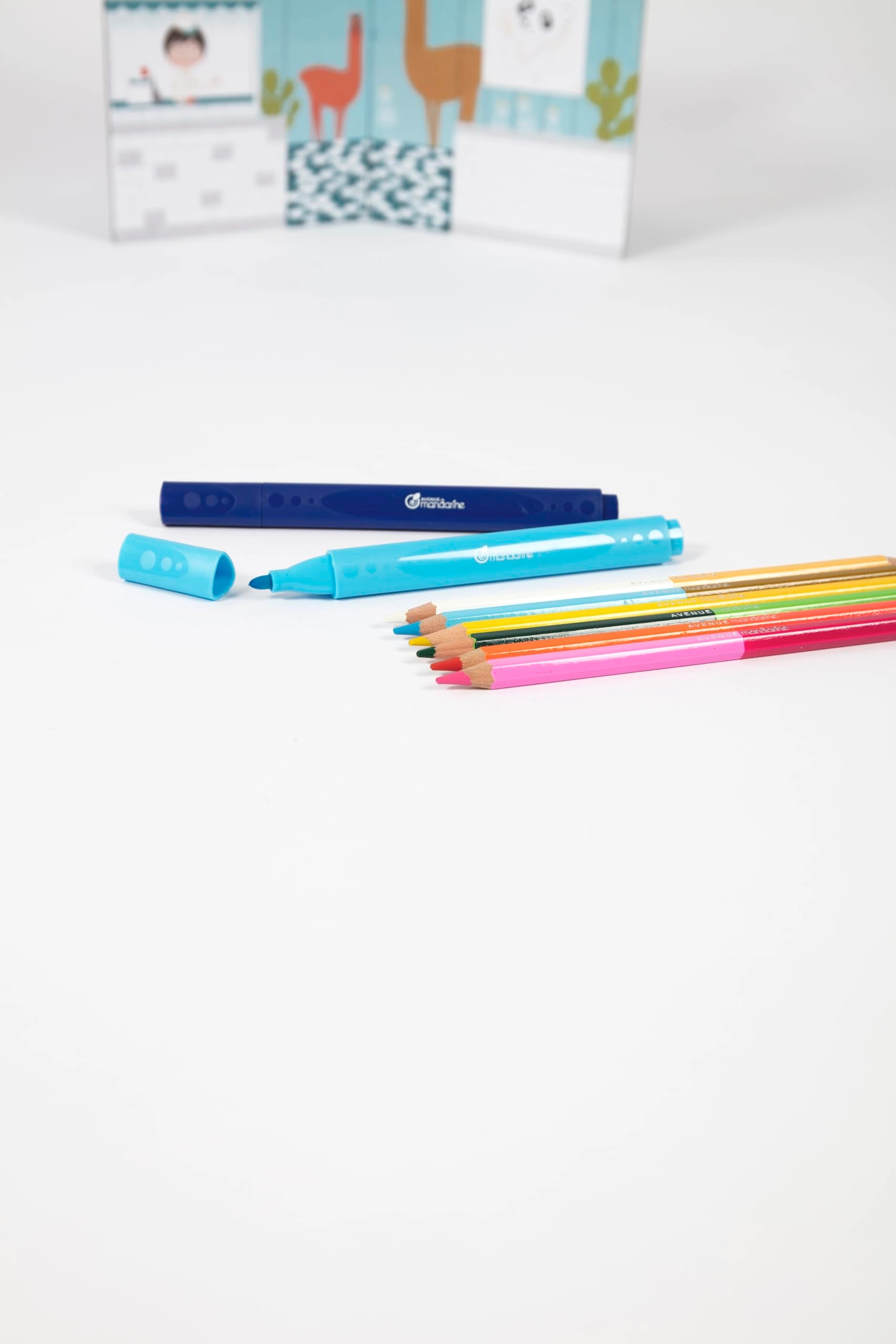 Double-Ended Coloured Pencils - 24 Colours