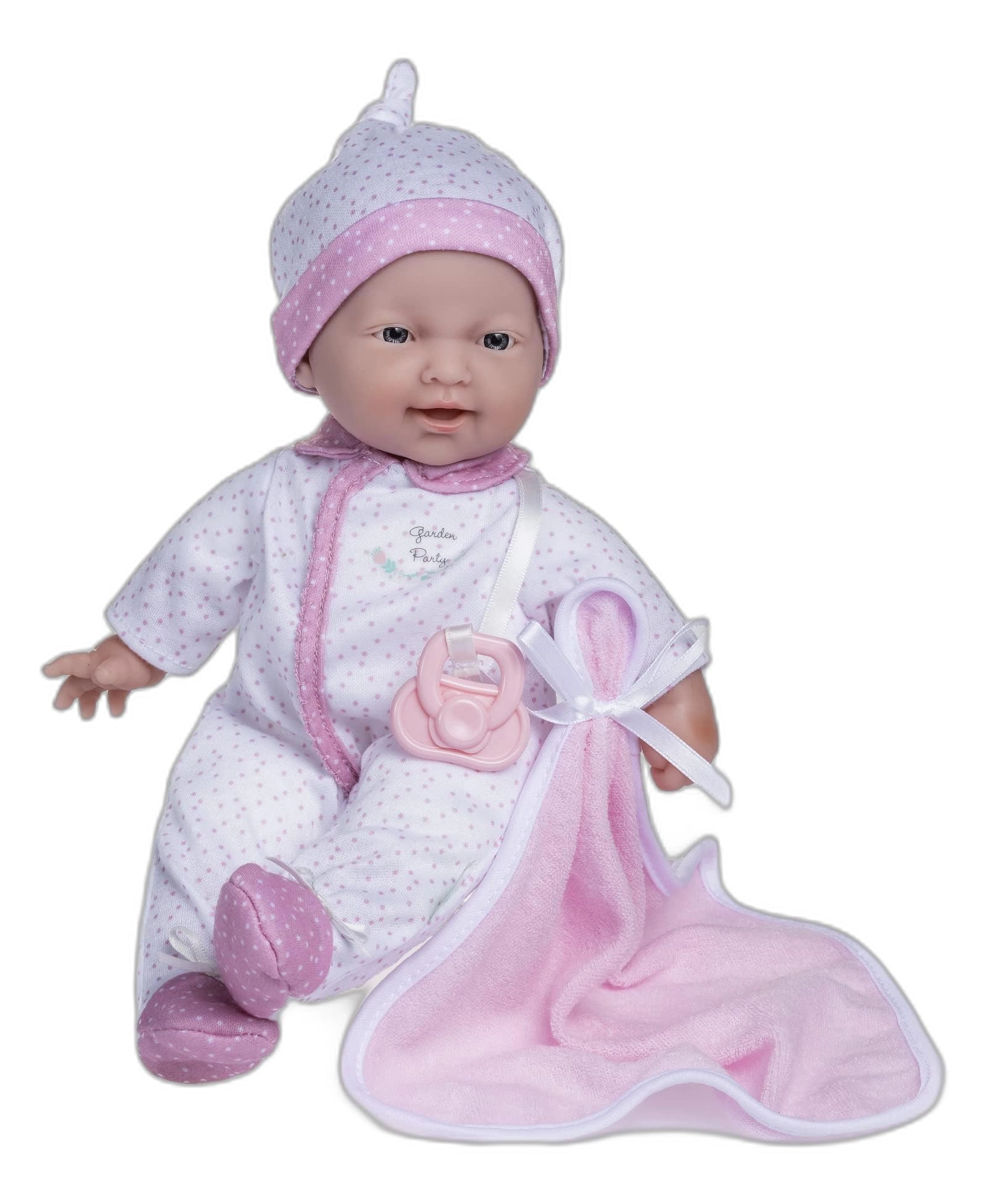 JC Toys La Baby Boutique - 11-Inch Soft Body with Blanket Ages 12 months+