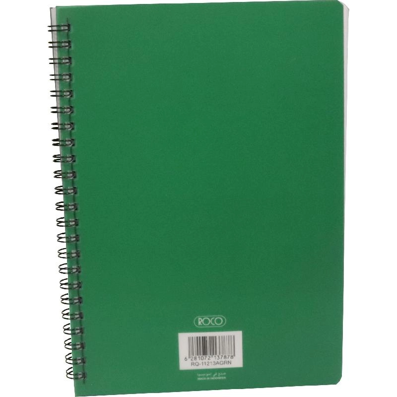 Notebook 19 X 26 cm Spiral - Grid 100 Sheets
