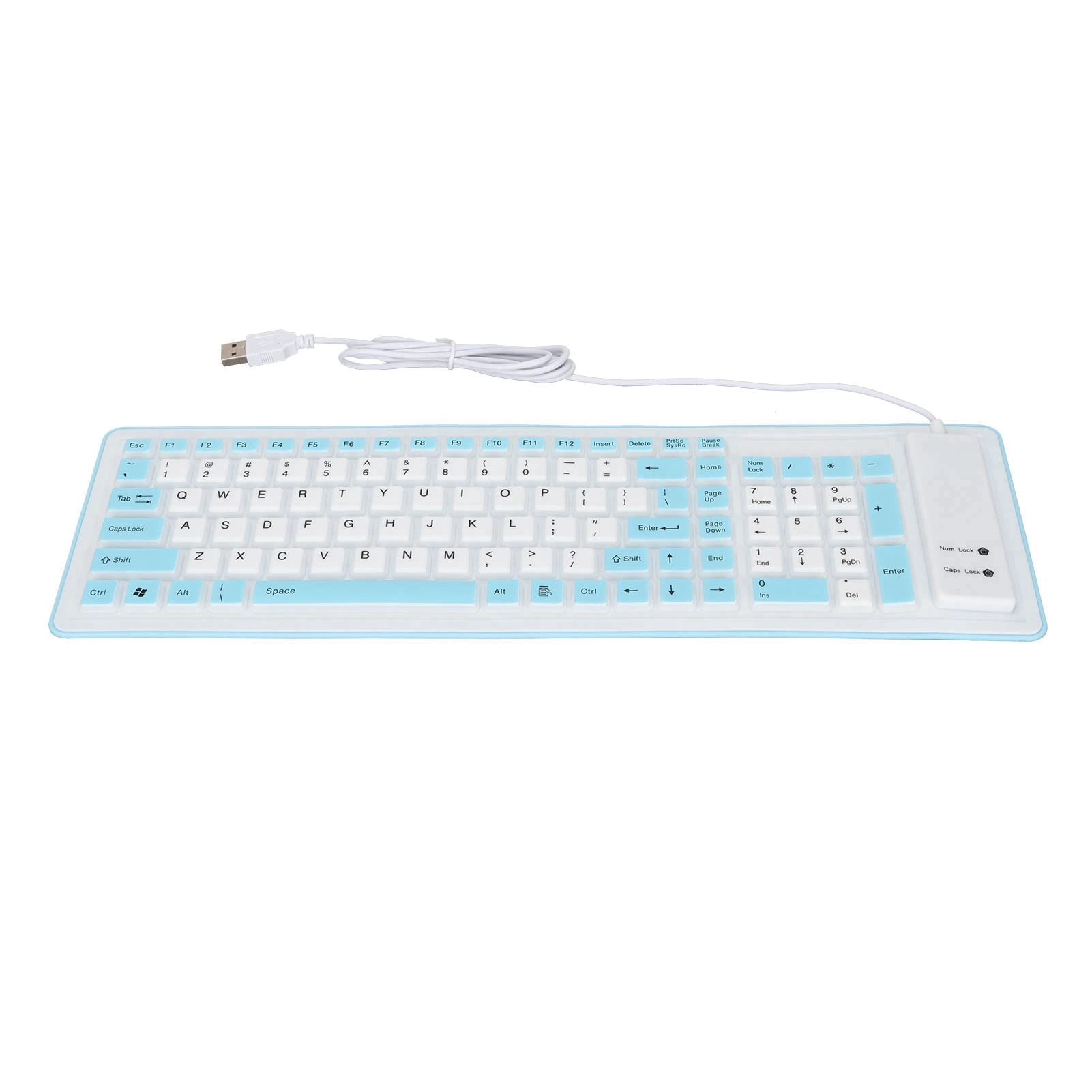 Heayzoki Foldable Silicone Keyboard - Wired