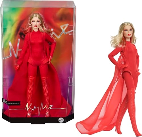 Kylie Minogue Collectible Doll - Signature Music Series Red Overalls Ages 6+