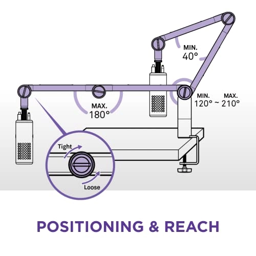 Boom Arm Mini - Small Black