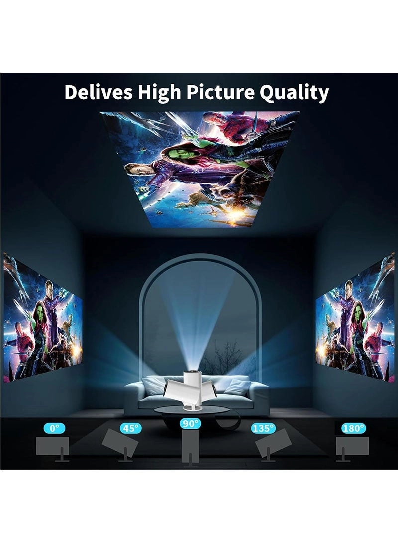 Mini Projector 4K - 210 ANSI lumens 1920x1080 pixels