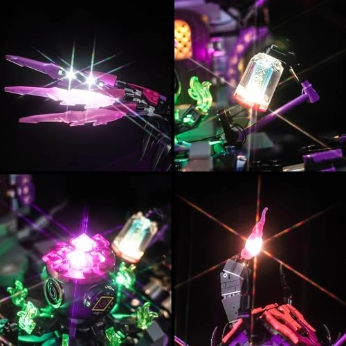 LED Light Set - Compatible with 71478 The Never Witch's Midnight Raven USB & Battery
