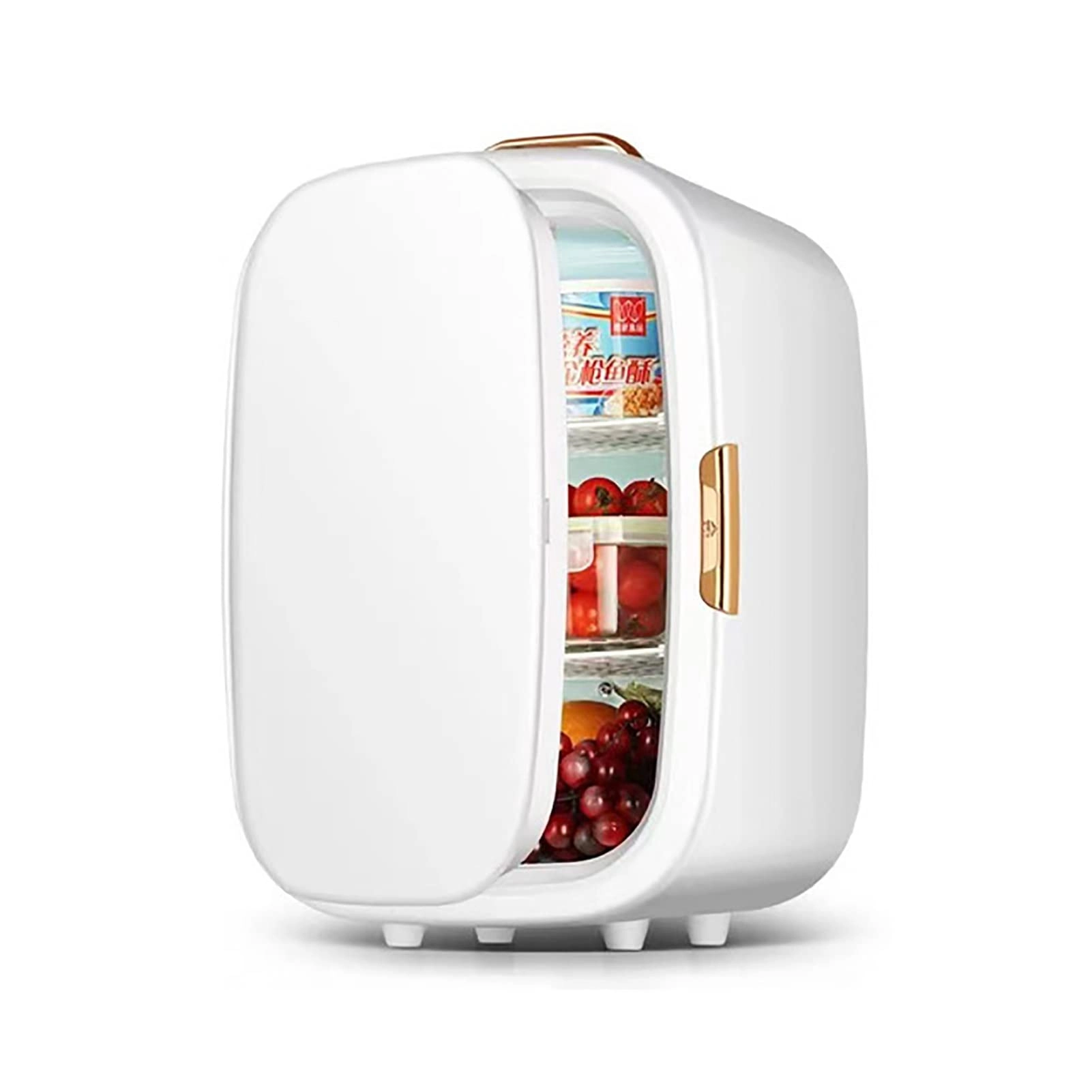 JUXINYUAN Mini Table Top Freestanding Refrigerator - Hot and Cold AC/DC