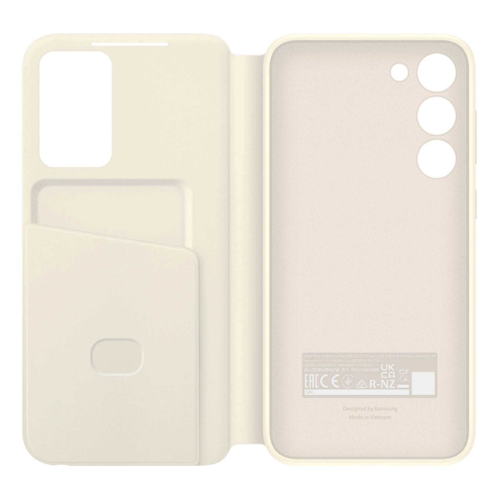 HiPhone Telecom Smart View Wallet Case for Galaxy S23+