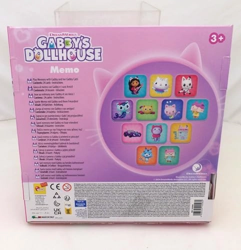 Gabby's Dollhouse Memory - 3 years and up 24 pieces