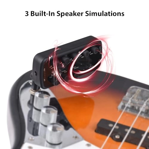 Headphone Bass Amplifier - 3 Speaker Simulations Type-C USB Recording