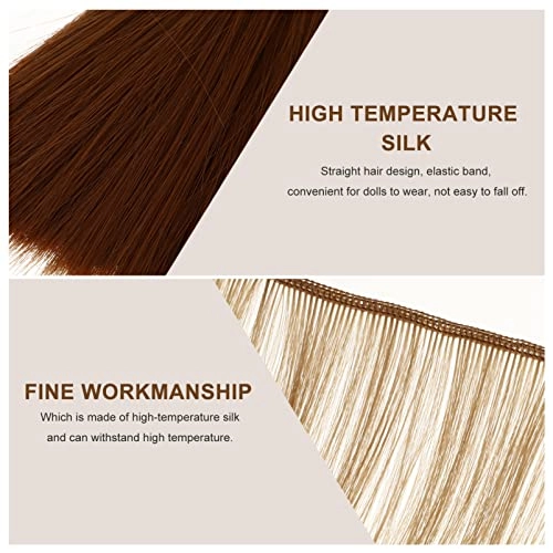 Doll Making Straight Hair Wefts - 12 pcs