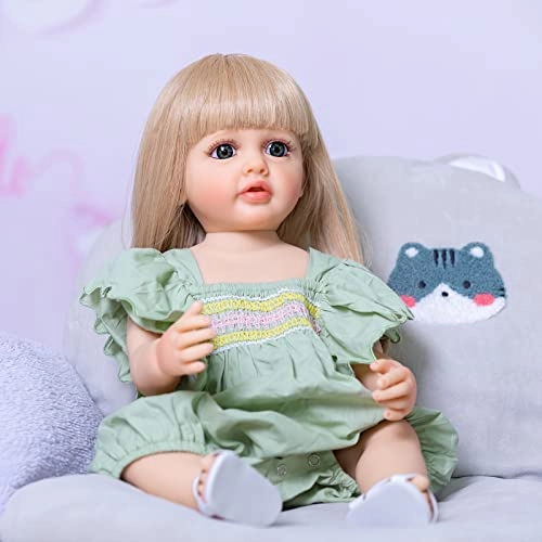 Reborn Baby Doll - 22 inches Full Body Soft Vinyl Girl Ages 3+