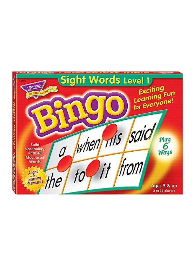 Sight Words Bingo - 10+ Years