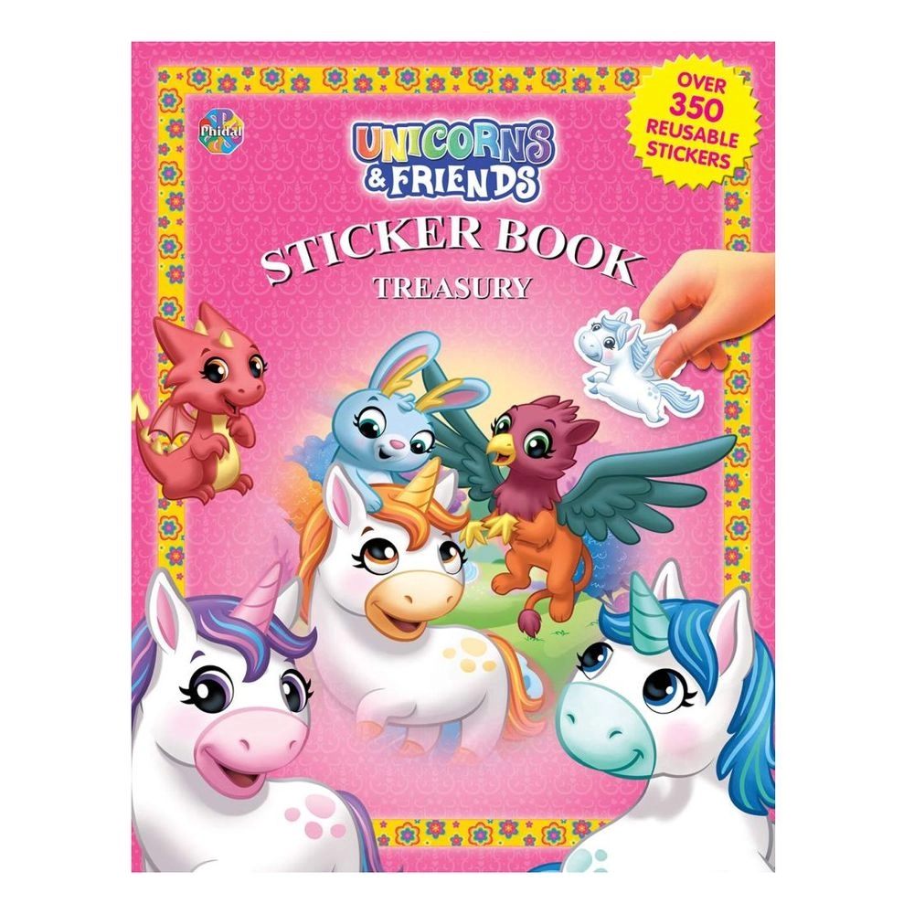 Phidal Publishing Unicorns and Friends Sticker Book 350 pcs
