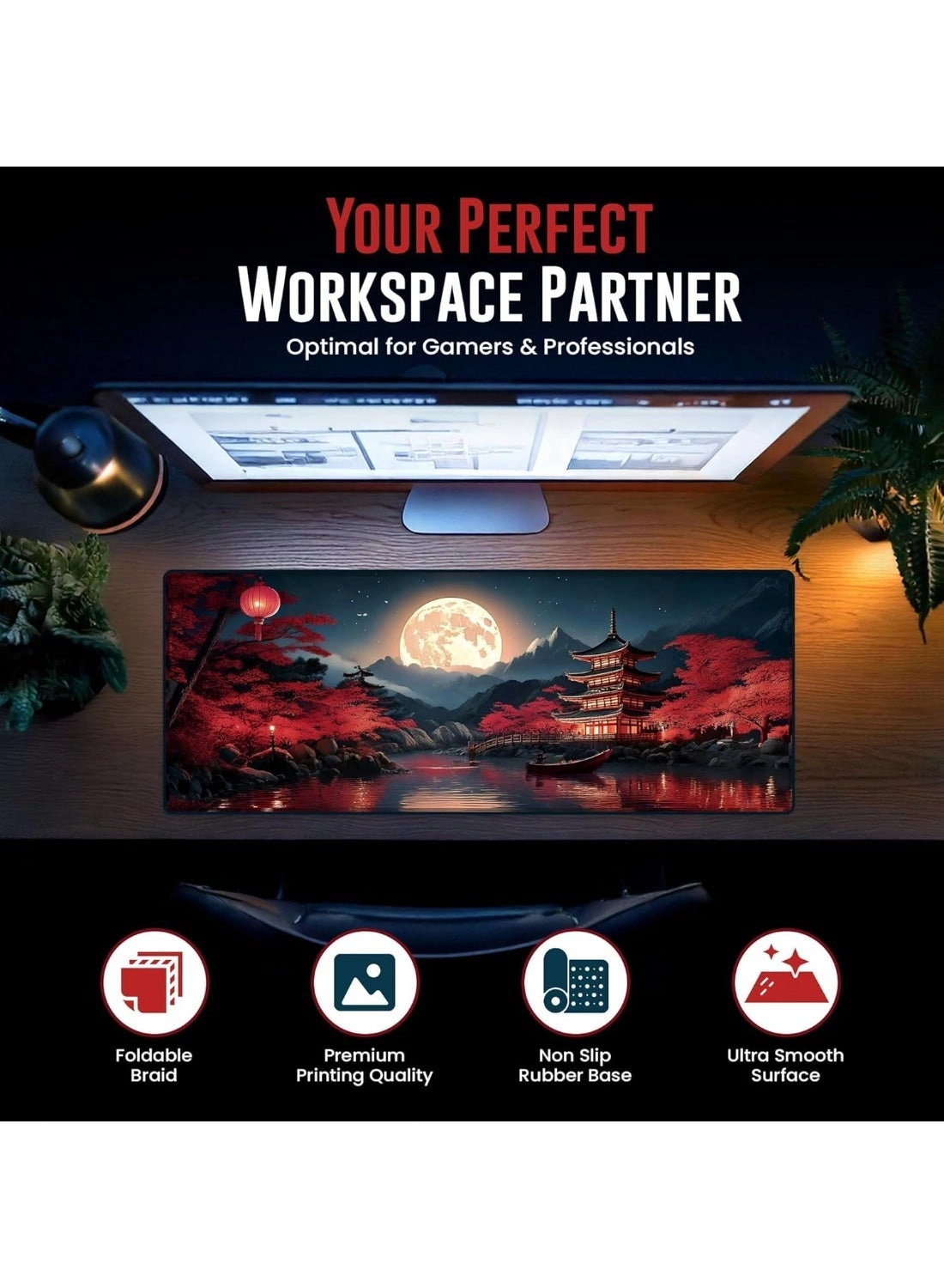 Anime Desk Mat XL Gaming Mouse Pad - 80x30 cm