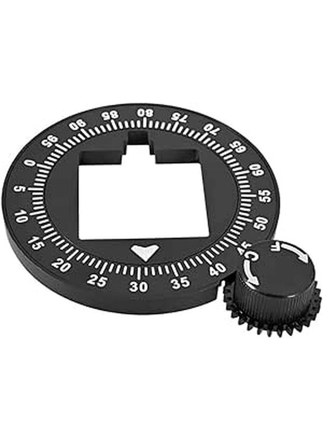 Vasiumic Scale plate - 14.8 x 14.8 cm black