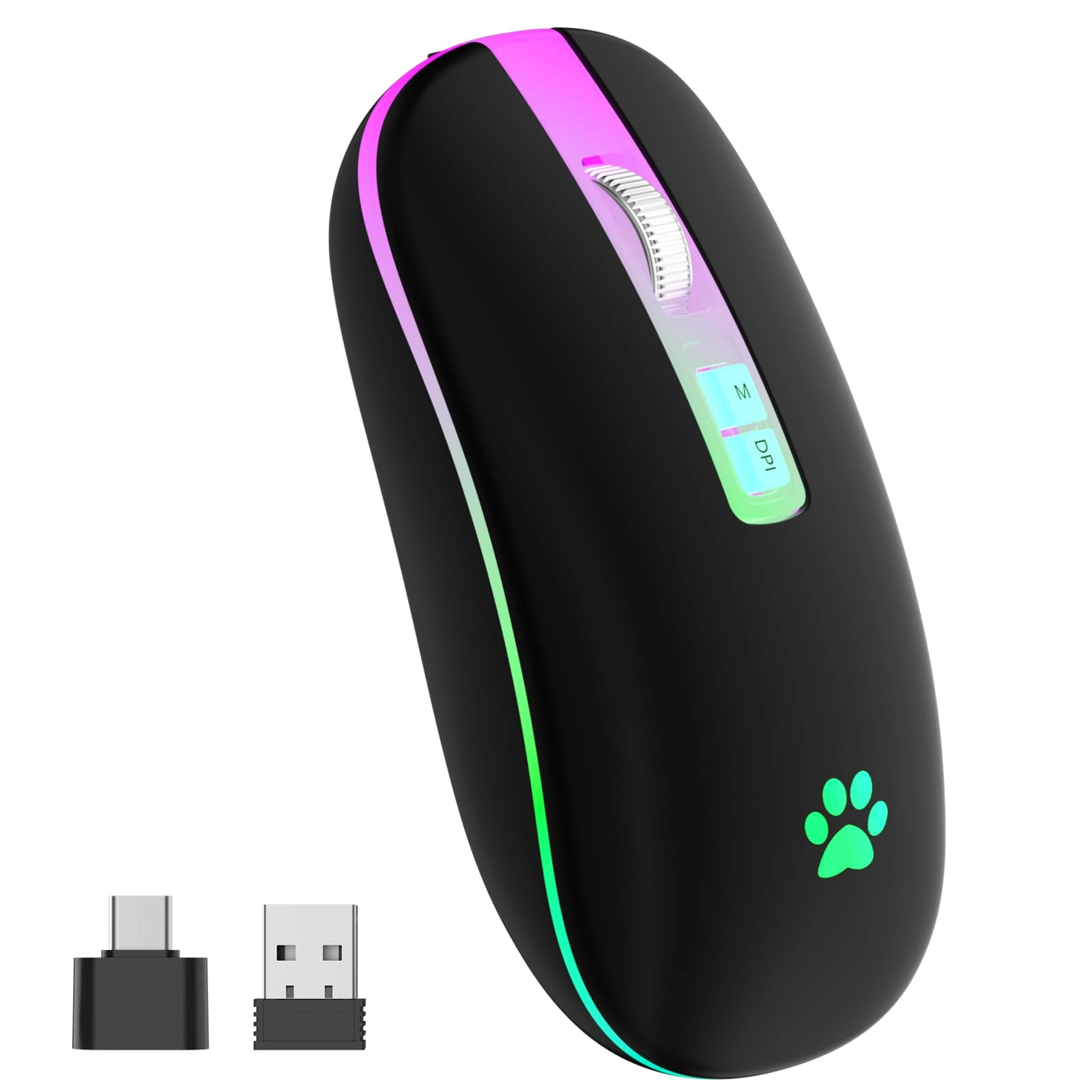 KARFUN 229 - Bluetooth, Bluetooth+2.4GHz Dual Mode Wireless Mouse, USB