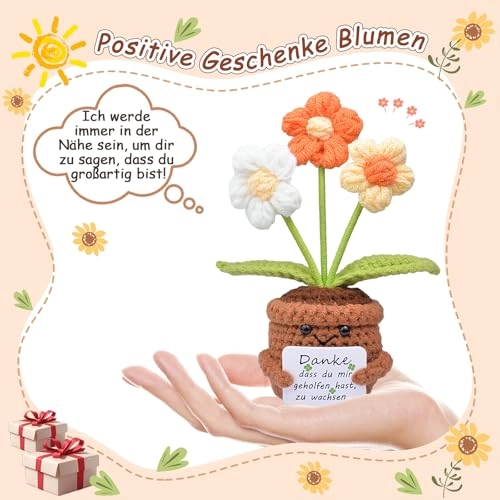 Pocket Hug Positive Flower - 5 x 4 x 1.7 cm