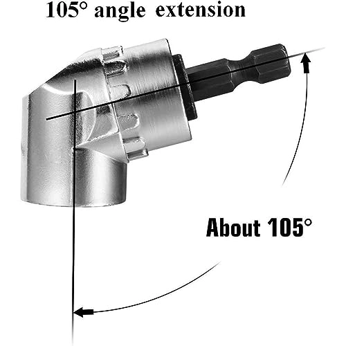 Right Angle Driver - 105 Degrees 1/4 inch hex