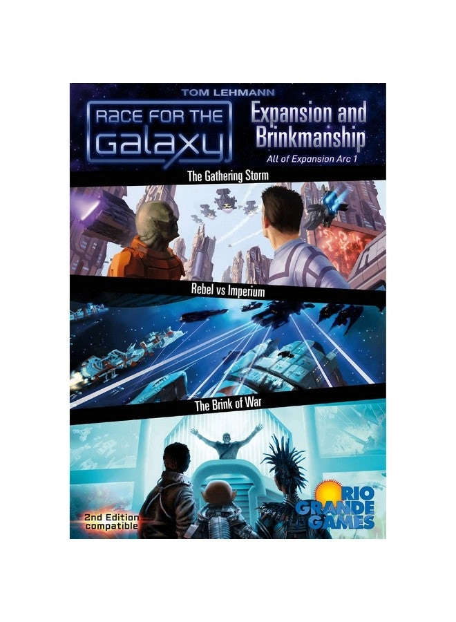 Race for the Galaxy: The Gathering Storm + Race for the Galaxy: Rebel vs Imperium + Race for the Galaxy: The Brink of War