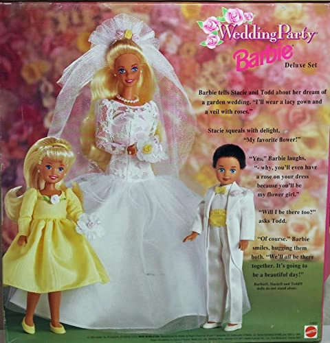 Barbie Wedding Party Giftset - Special Edition + Stacie Doll + Todd Doll