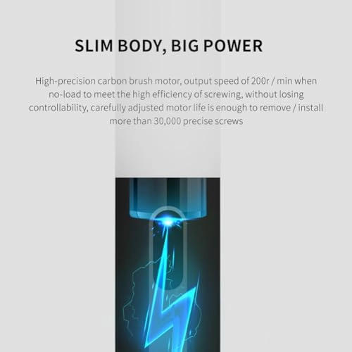 Mini Power Precision Screwdriver Set - Cordless Rechargeable 20 Bits