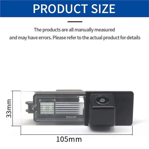 Rear View Camera Fisheye - Night vision Wired 1080P