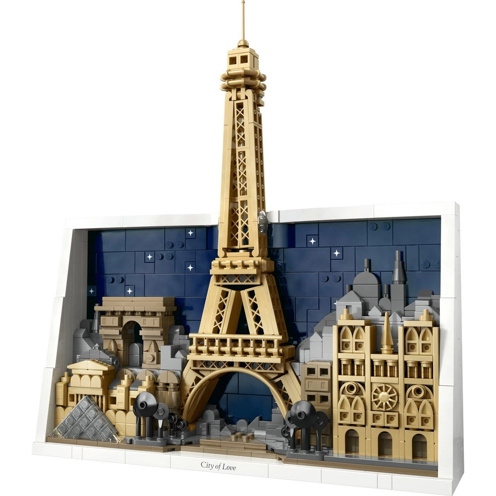 Architecture Paris – City of Love (21064) - Home Decor 3D Wall Art