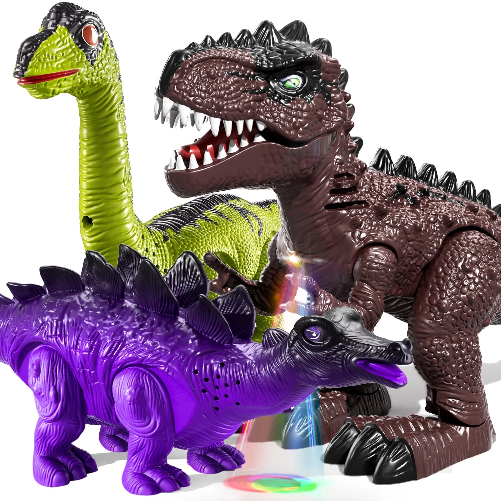JUKUDAHU 3-Pack Dinosaur Toys - 36 months Dinosaur 3
