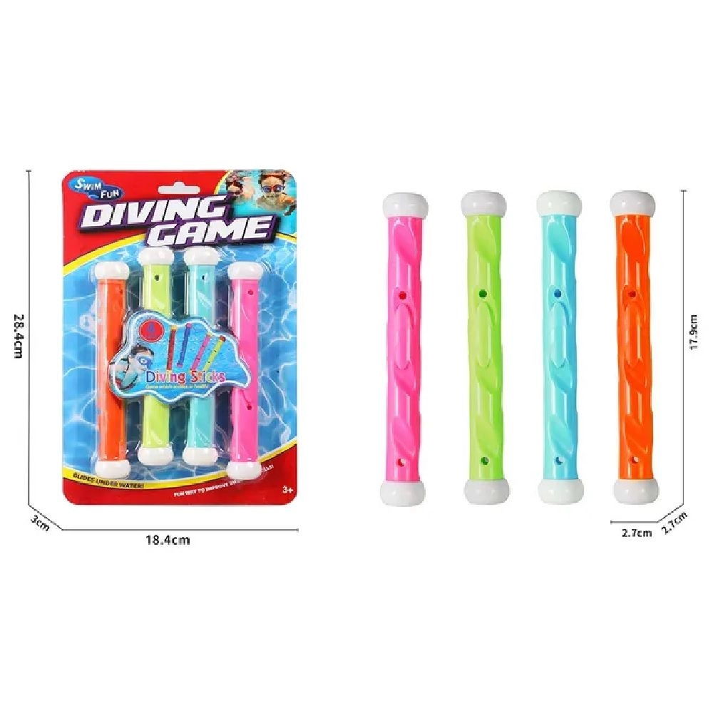 Diving Ring Toys - 4pcs Multi Colour