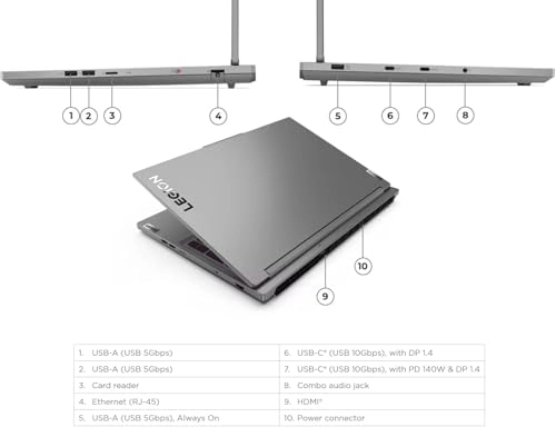 (Open Box) Legion Pro 5i 83FS000CFR - 16'' Core i9-13900HX 32GB DDR5 2TB PCIe SSD