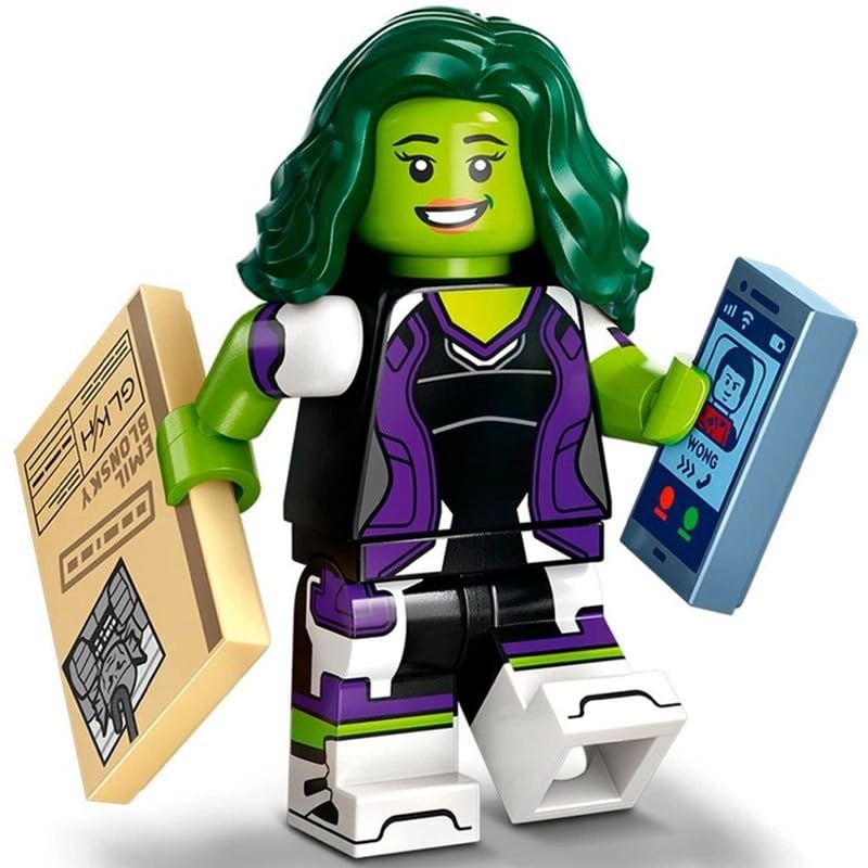 LEGO She-Hulk - Purple Maleficent Cape