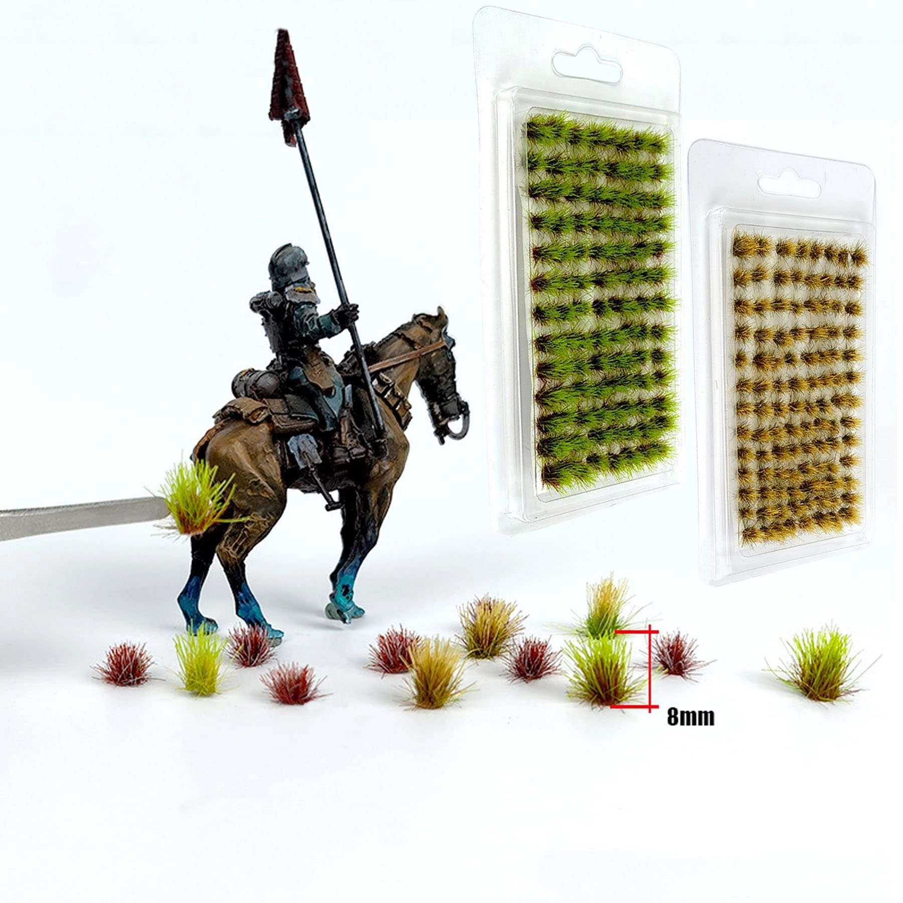 Static Grass Tuft - 208 pcs Train Landscape Railway