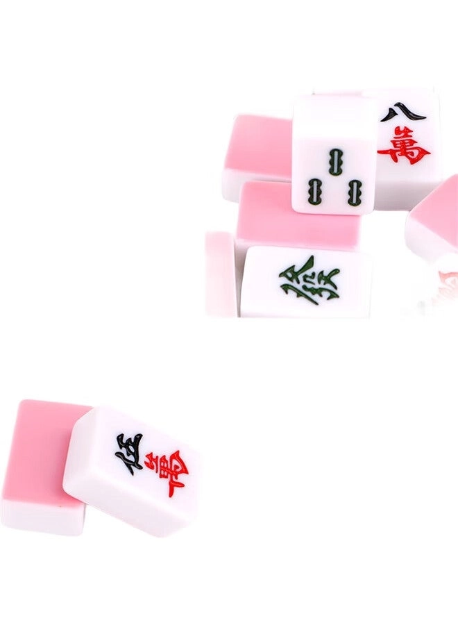 Purple Lake Mahjong Tiles - 24Mm Pink Kit