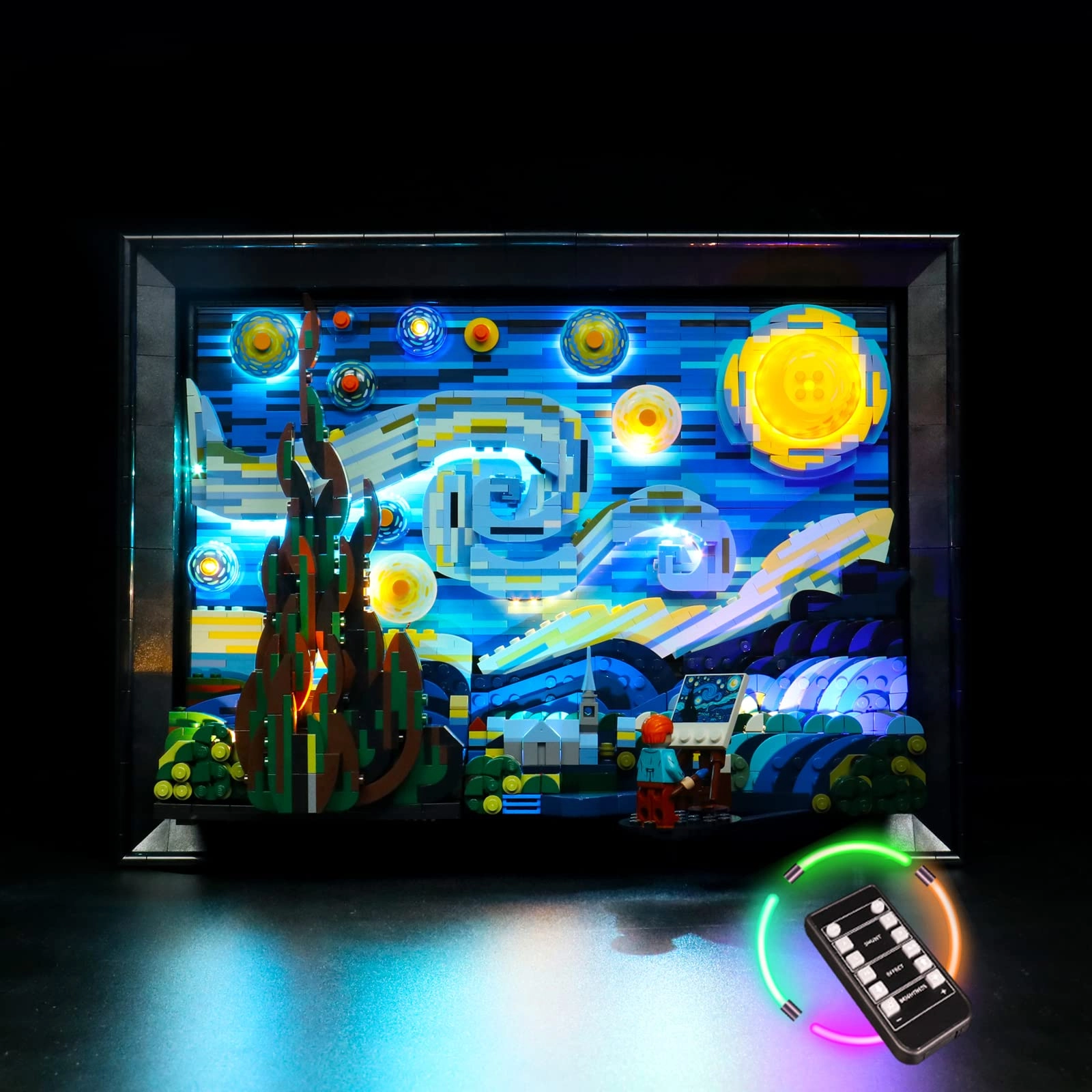 BrickBling LED Light Set - Remote Control for Lego 21333 Vincent Van Gogh