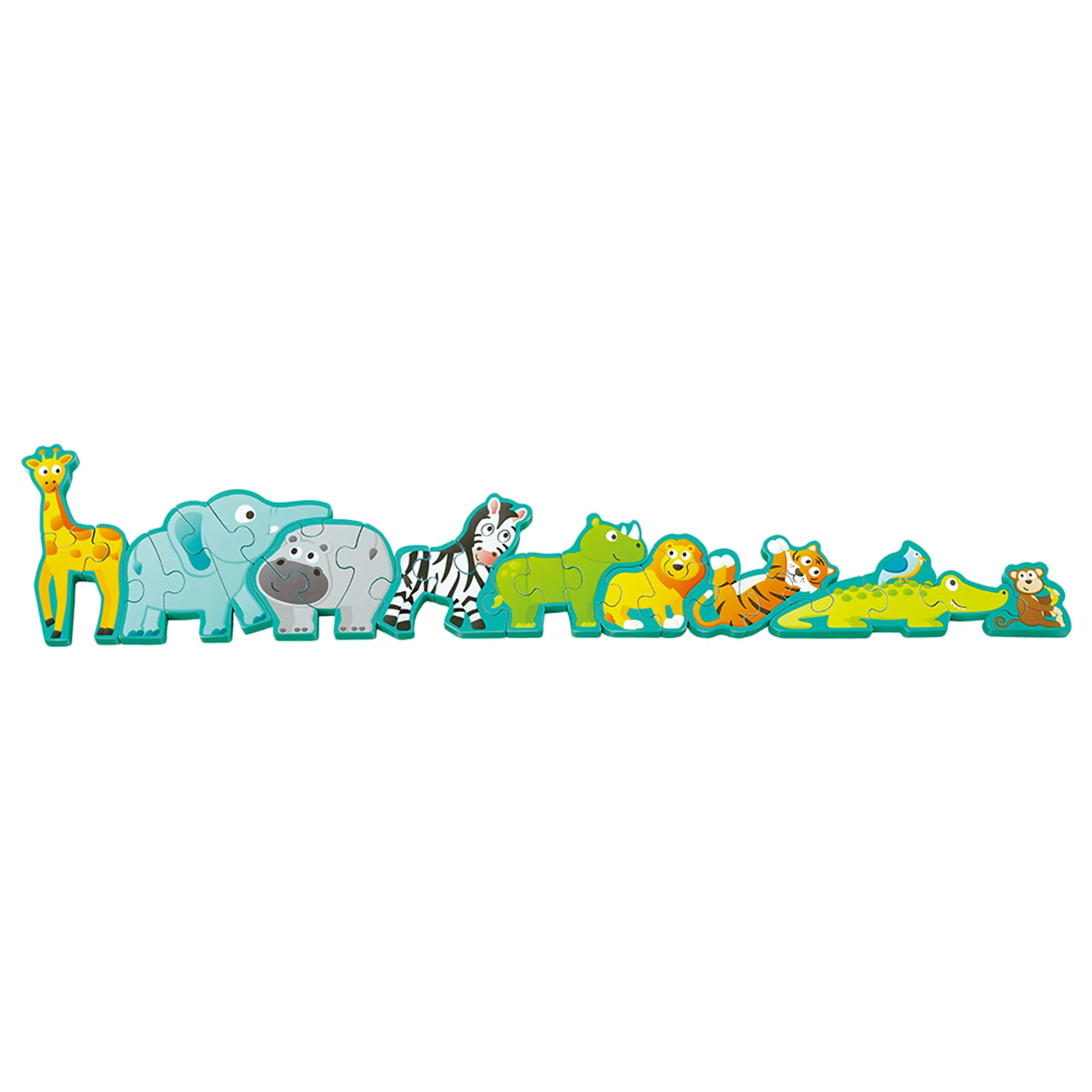 Hape Double Sided Alphabet & Animal Wooden Puzzle - 3 years & above 26 pieces
