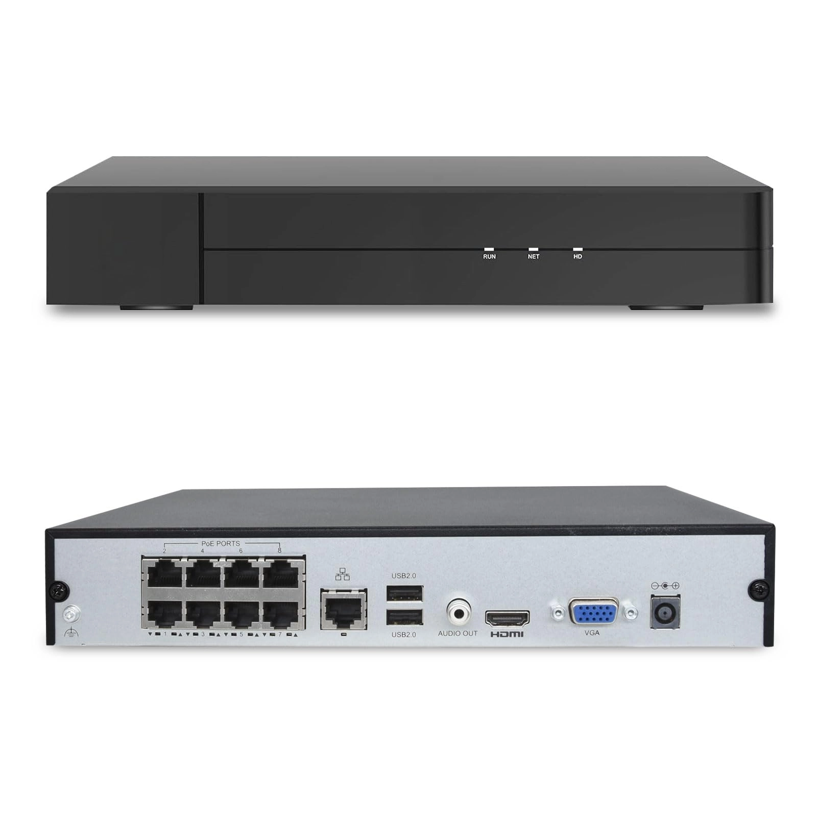 Vonnision 4K PoE Network Video Recorder NVR - 8 channels
