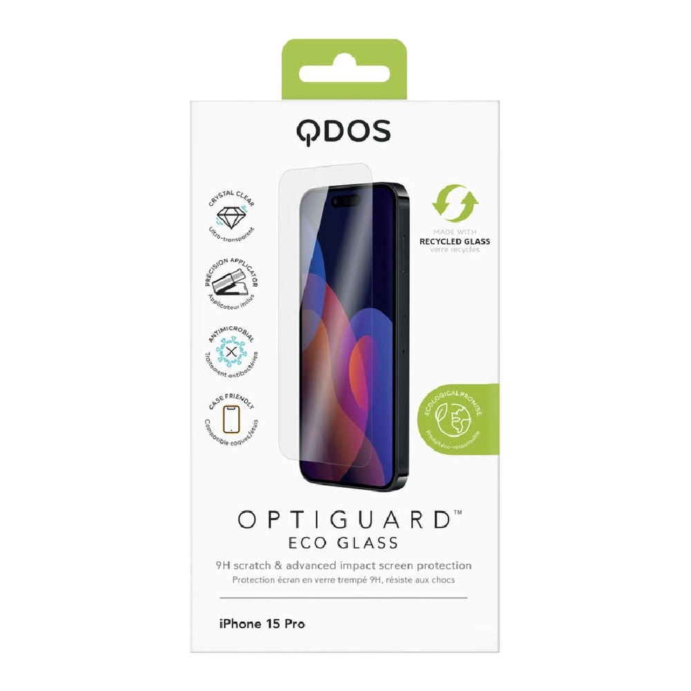 Clear Tempered Glass Screen Protector for iPhone 15 Pro