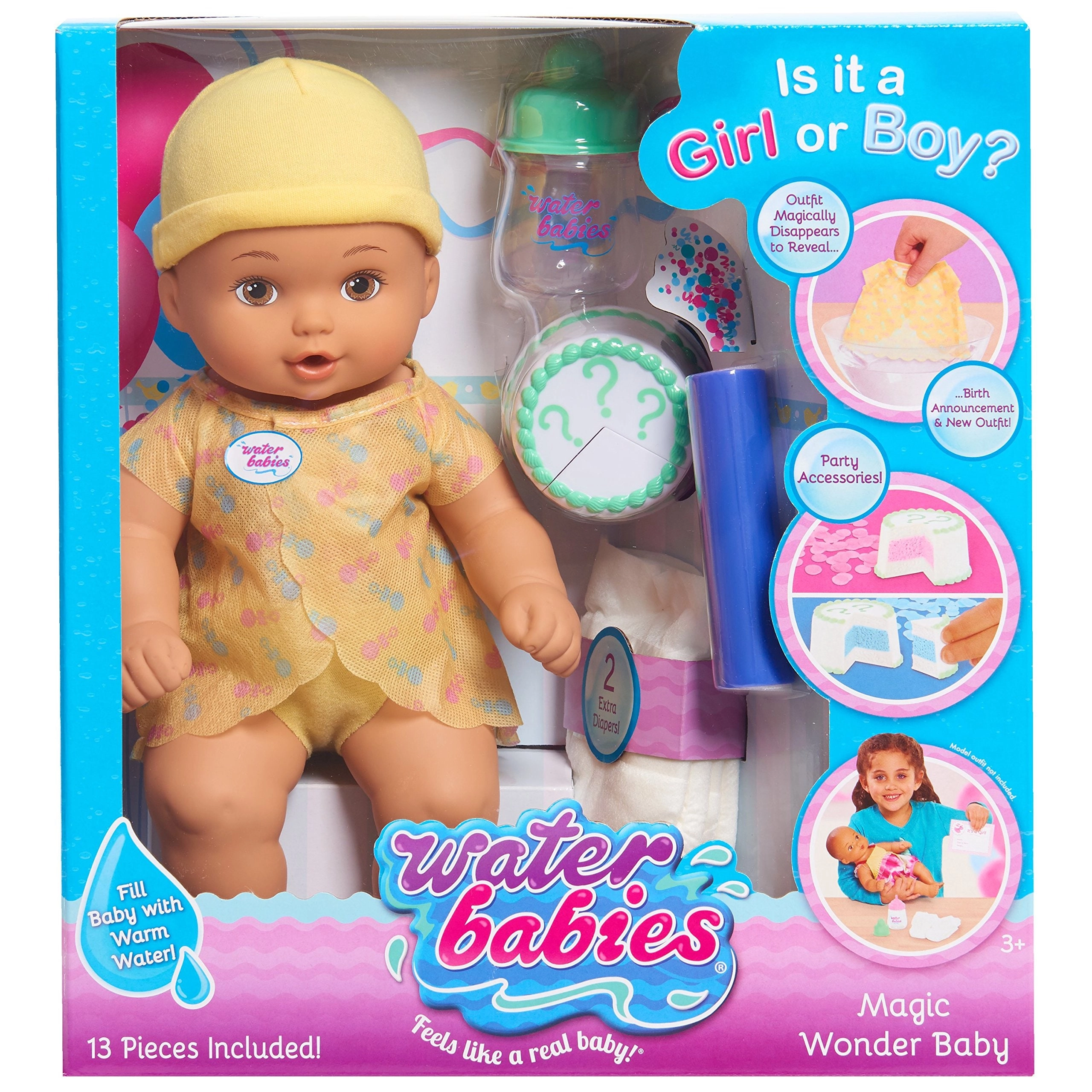 Just Play Waterbabies Magic Wonder Doll - Multicolor