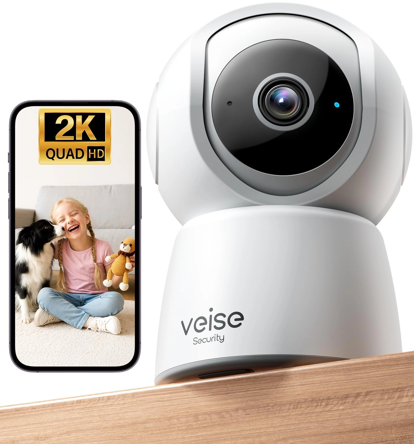 Veise Indoor Security Camera 2K