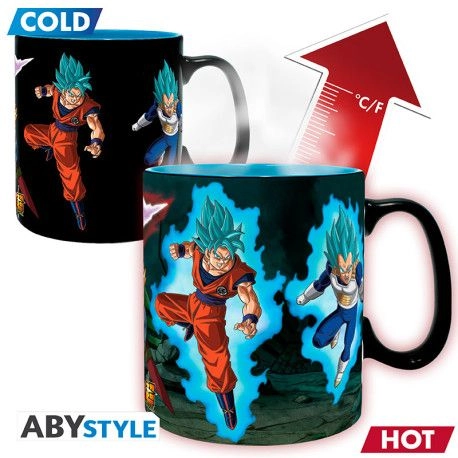 ABYstyle Dragon Ball Super Mug - Heat Change SaiyansvsBlack - 460 ml