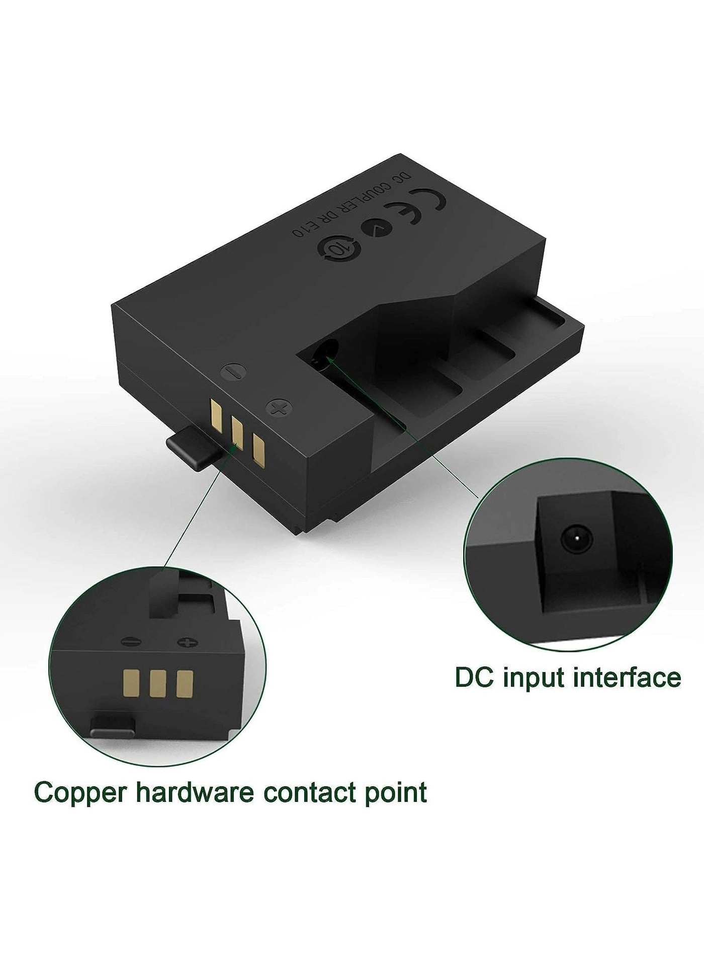ACK-E10 - AC Power Adapter + DR-E10 - Dummy Battery Coupler Kit