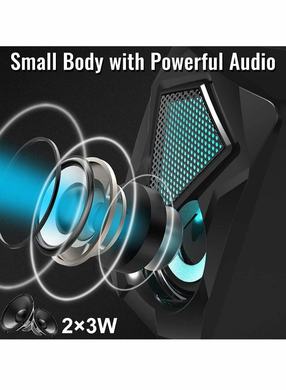 Computer Speakers - 2.0 6W