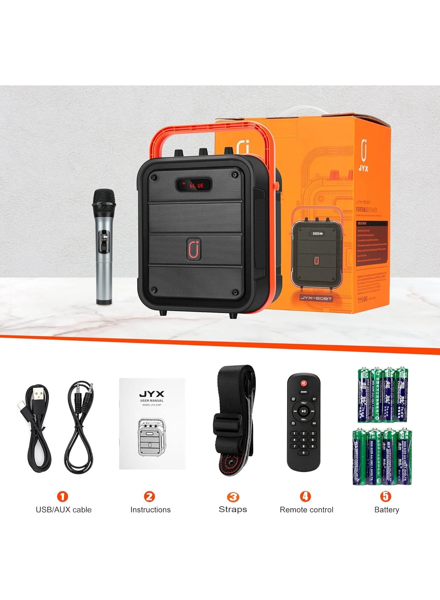 Karaoke machine - 2 wireless microphone