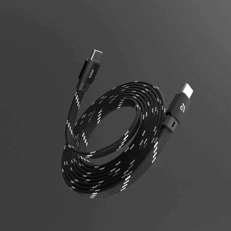 Casa MF200 Cable 60W USB-C to USB-C 2m Flat Braided