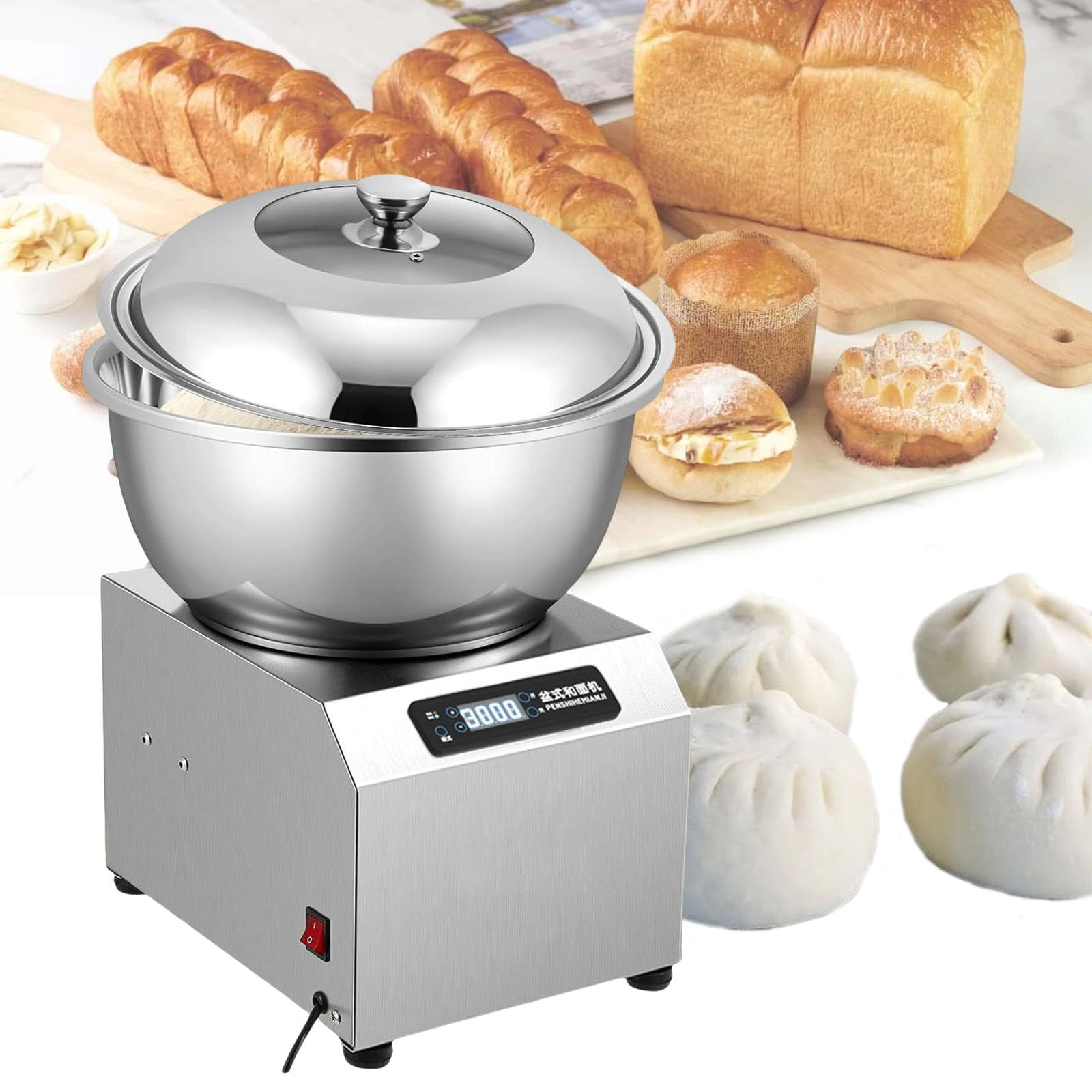 Dough Mixer - 11.02LBS/5KG 1800W