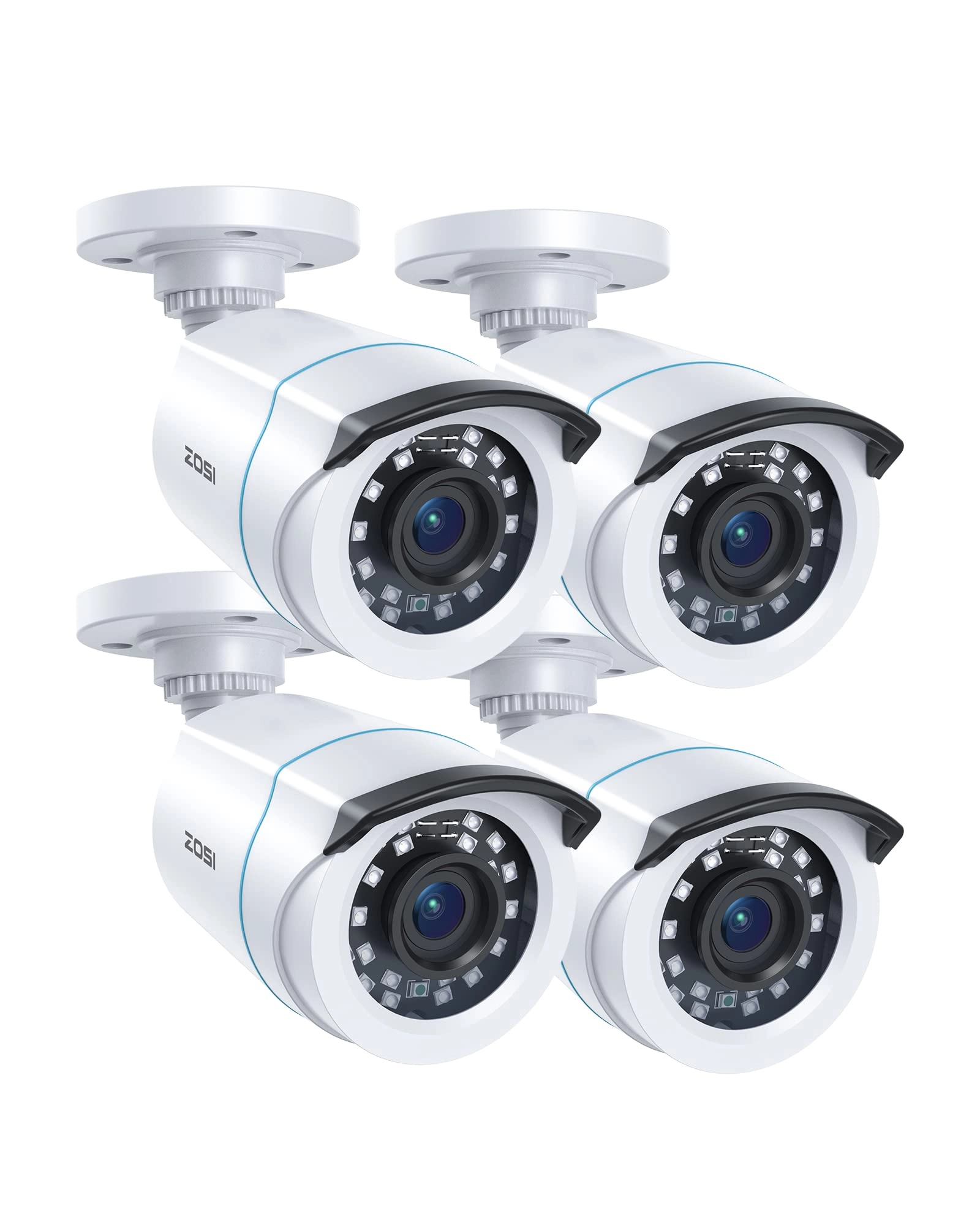 Ansjer Electronics Co., Ltd. Outdoor Surveillance Camera - 4pcs 1080p 4 channels Kit